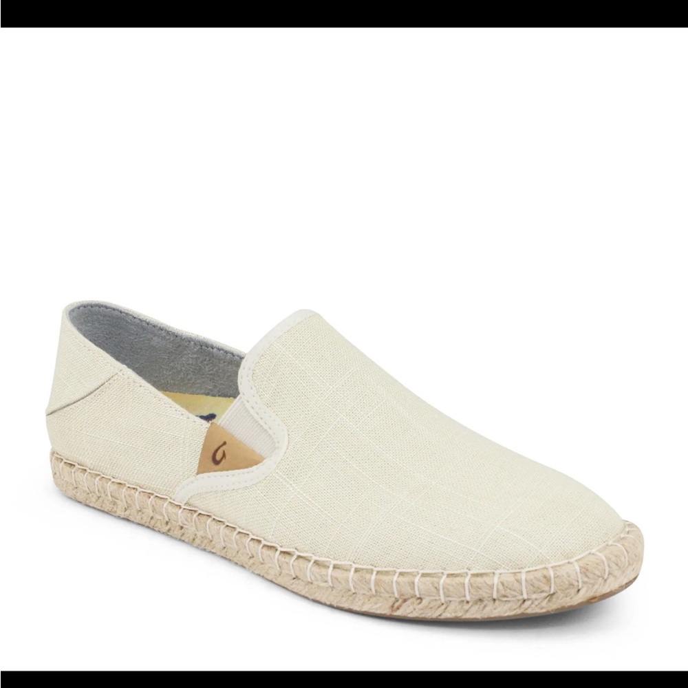 OluKai Cream Espadrilles for Women